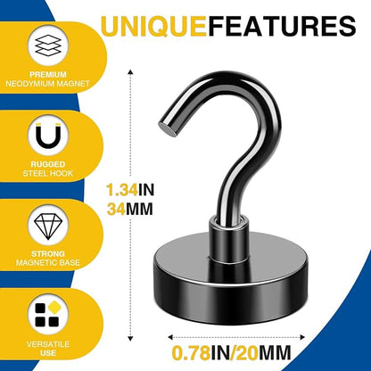 E BAVITE Magnetic Hooks, 50 LB Heavy Duty Magnet - Image 2