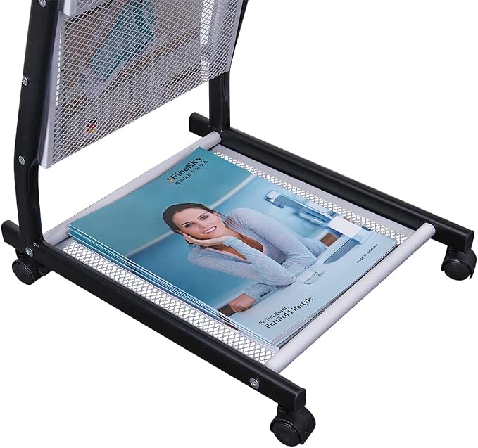floor standing magazine rack Brochure Display Stand - Image 4