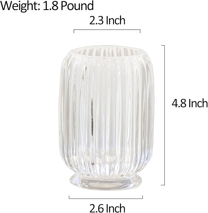 Crystal Makeup Brush holder Organizer, Vintage Make Up Brush Cup Pen Pencil - Image 2