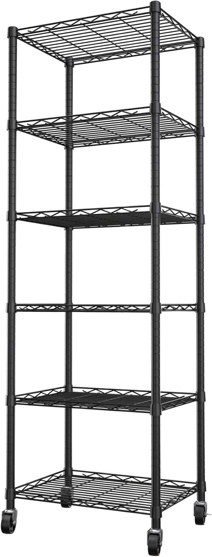 REGILLER 6 Wire Shelving Steel Storage Rack Adjustable Unit Shelves by REGILLER