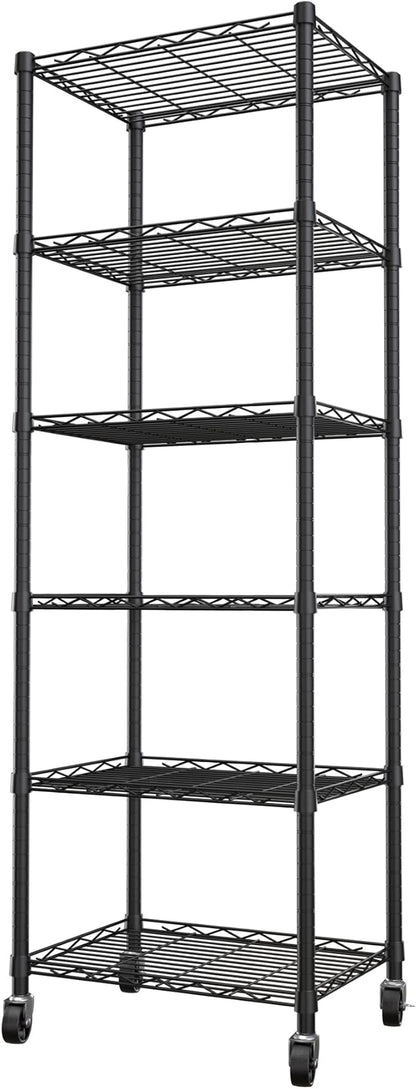 REGILLER 6 Wire Shelving Steel Storage Rack Adjustable Unit Shelves by REGILLER