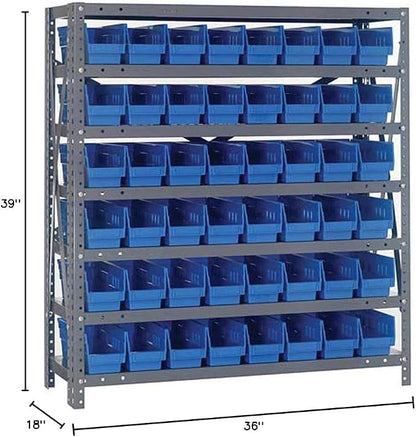 Quantum Storage Systems 1839-103BL Steel Shelving Unit - Image 2