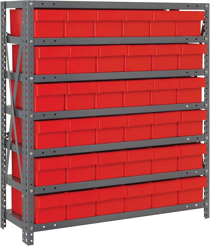 Quantum Storage Systems 2439-603RD Solid Heavy Duty 7 Shelves 36 Super Tuff by QuantumStorageSystems