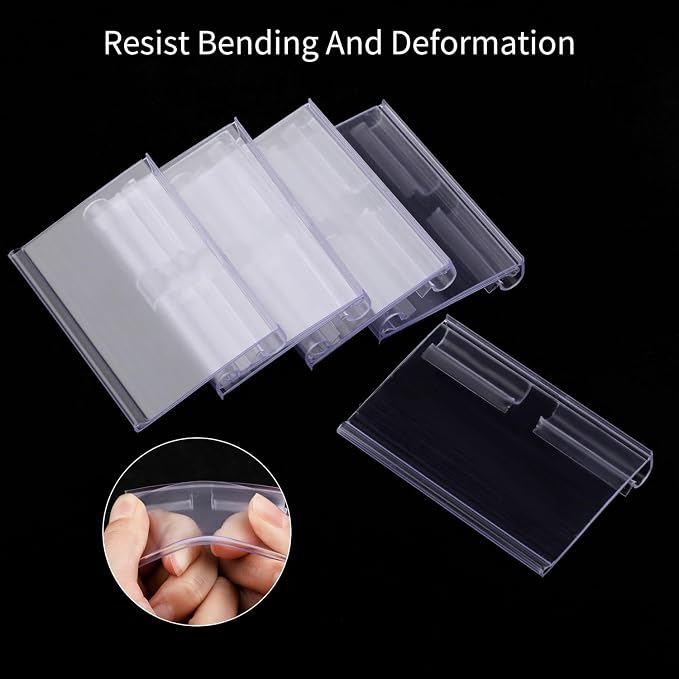 140PCS Basket Labels Clip On, Includ 60PCS Clear Plastic Label Holders and - Image 3