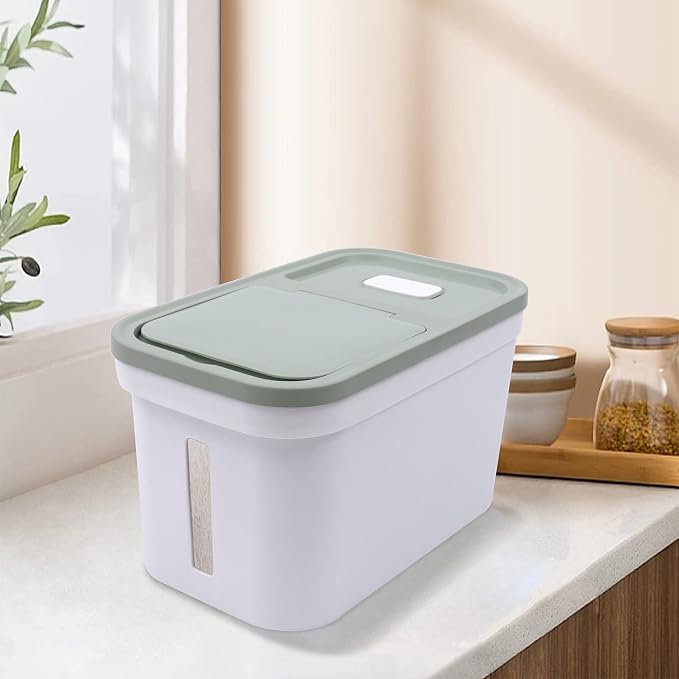 Large Storage Container 22lbs Rice Dispenser Large Rice Cereal Storage Flour - Image 5