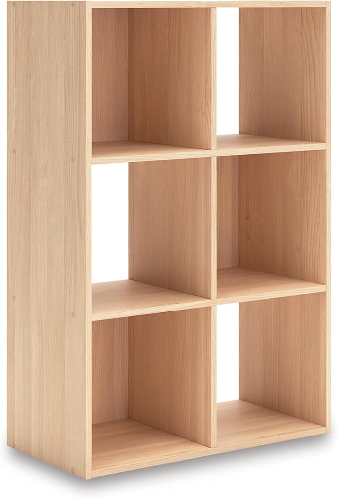 Signature Design by Ashley Piperton 3-Tier Floor Standing 6 Cube Organizer by SignatureDesignbyAshley
