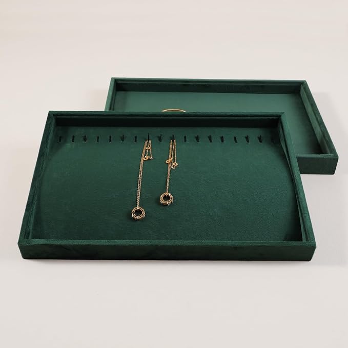 Velvet Jewelry Display Tray For Bracelet Pendant Necklace, Drawer Insert - Image 5