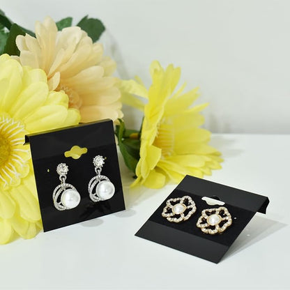 MOOCA Plain 2 x 2 in Black Hanging Earring Cards Holder - Image 9