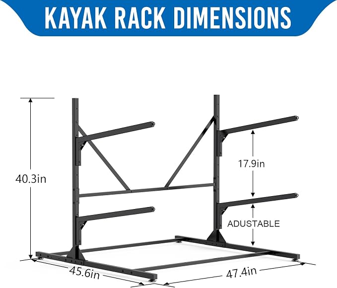Kayak Storage Rack, Kayak Wall Mount Rack, Kayak Rack - Image 6