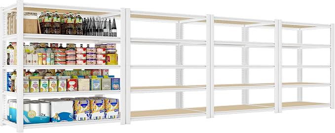 PrimeZone 4 Packs 36" W x 16" D x 72" H Closet Storage Shelves by PrimeZone