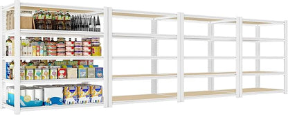 PrimeZone 4 Packs 36" W x 16" D x 72" H Closet Storage Shelves by PrimeZone