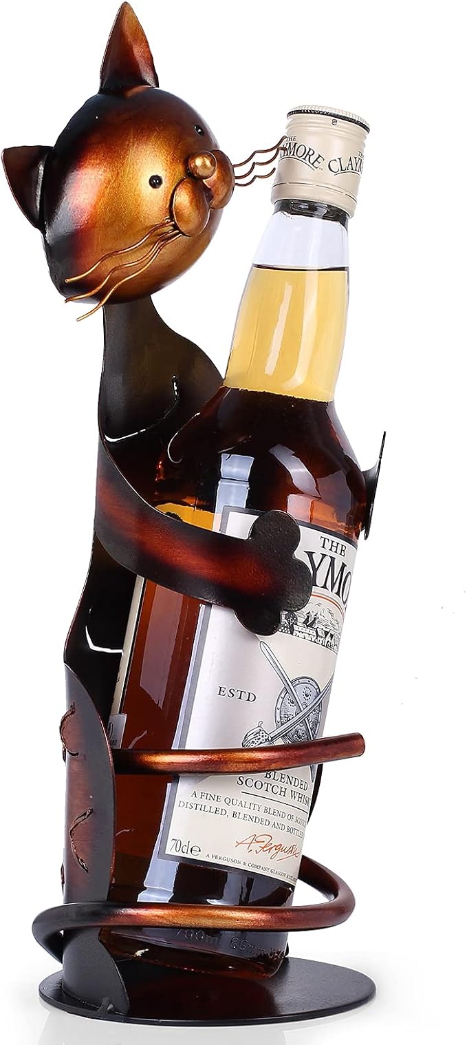 Cat Decor Wine Holder Wine Rack Wine Bottle Holder Wine Cat, Gift - Image 2