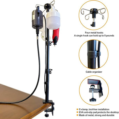 Rotary Tool Hanger Flex Shaft Accessories Holder Stand Compatible - Image 3