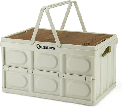Collapsible Camping Storage Bin 55L by QUNATURE