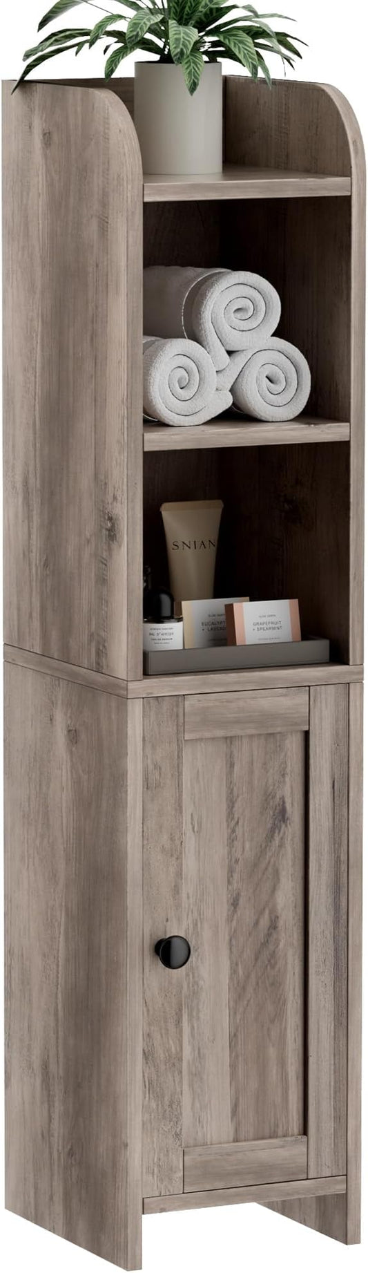 Homhedy Small Bathroom Storage Cabinet, Narrow Toilet Paper Cabinet | Corner by Homhedy