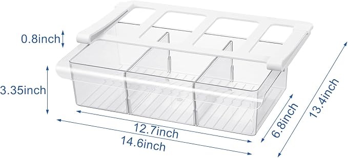Pull-Out Fridge Drawer Organizer - Image 2