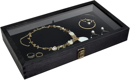 MOOCA Wooden Jewelry Display Case, Pocket Knife Display Case - Image 5