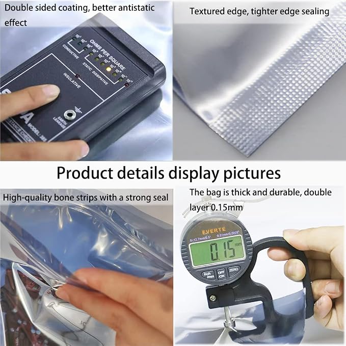 10pcs 11.8x15.7in/30x40cm Large Anti Static Bags - Image 5