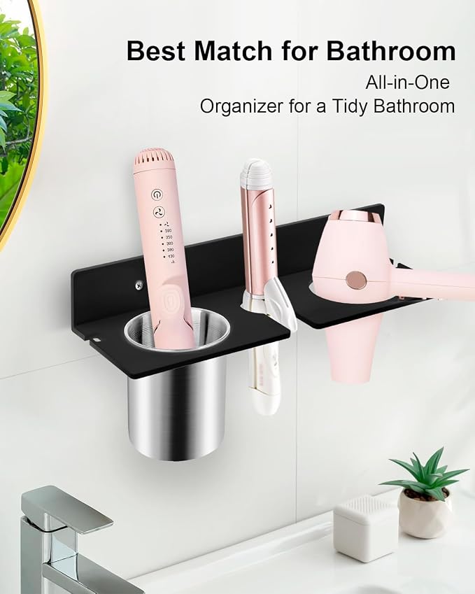 Hair Tool Organizer, Hair Dryer Holder - Image 2