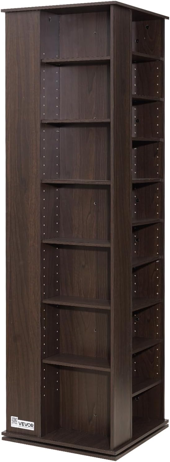 VEVOR Media Storage Cabinet, CD Rack Tower, 34 Compartments Rotating Media - Image 9