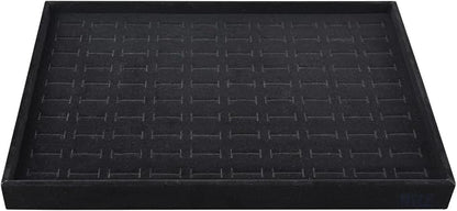 MOOCA 2 Pcs Set 100 Slots Ring Tray Display, Slotted Ring Showcase Display - Image 5