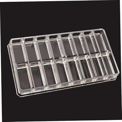 1PC Acrylic Eyeshadow Makeup Organizer 16 Space Cosmetic Storage Container - Image 4