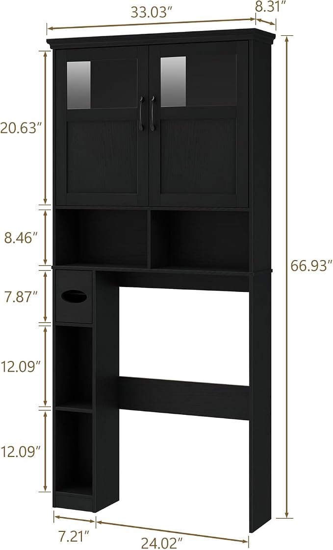 Vabches Over The Toilet Storage Cabinet - Image 2
