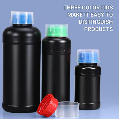 ASEVAT 33.8oz/1000ml HDPE Darkroom Chemical Storage Bottles Photographic - Image 6