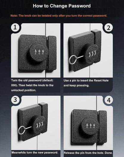 ETEKJOY Keyless Cabinet Lock 3-Digit Combination - Image 7
