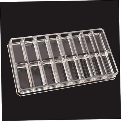 1PC Acrylic Eyeshadow Makeup Organizer 16 Space Cosmetic Storage Container - Image 6