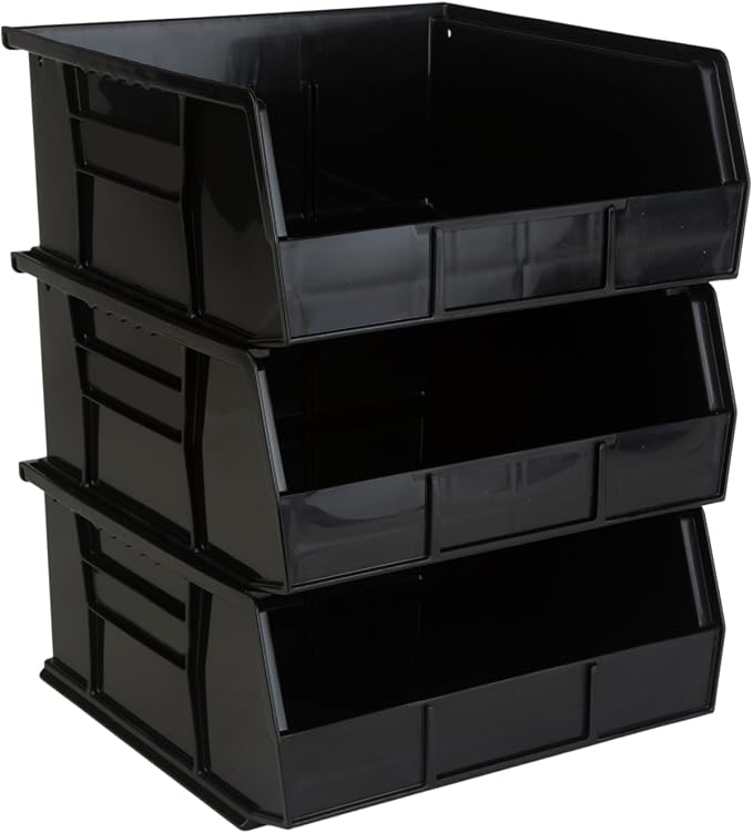 HE HUDSON EXCHANGE 11" x 11" x 5" Plastic Stackable Storage Bin by HudsonExchange