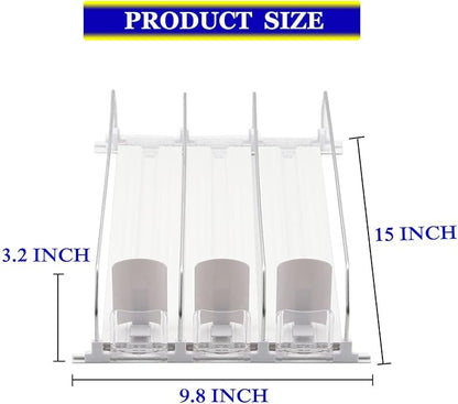 Drink Organizer for Fridge, Automatic Pusher Glide Soda Can Organizer for - Image 3