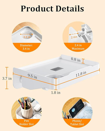 Bedside Caddy with Cup Holder, Bedside Shelf - Image 3