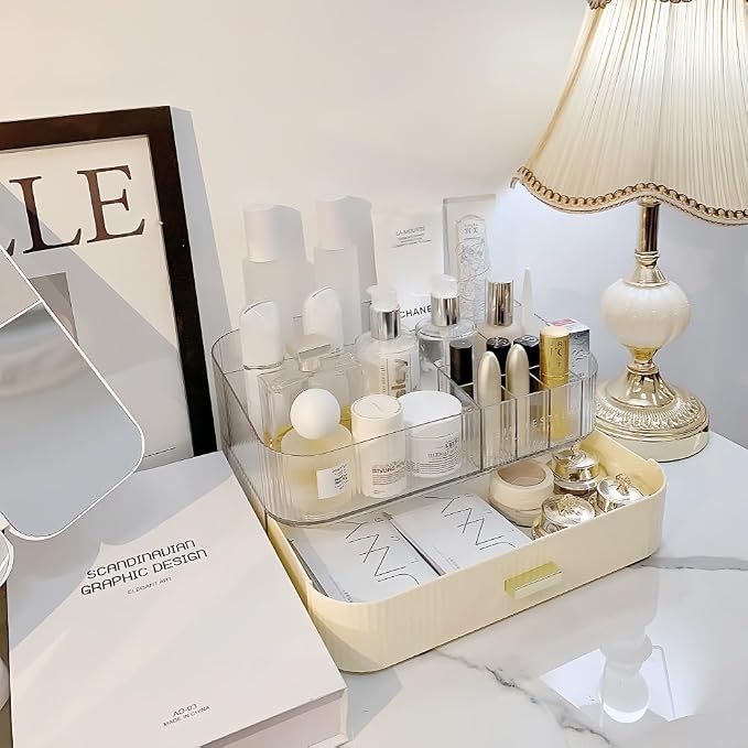 Makeup Organizer with Drawers Stackable Skincare Cosmetic Makeup organization - Image 5