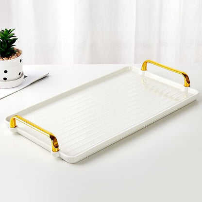 DUJUST Porcelain Serving Tray by DUJUST