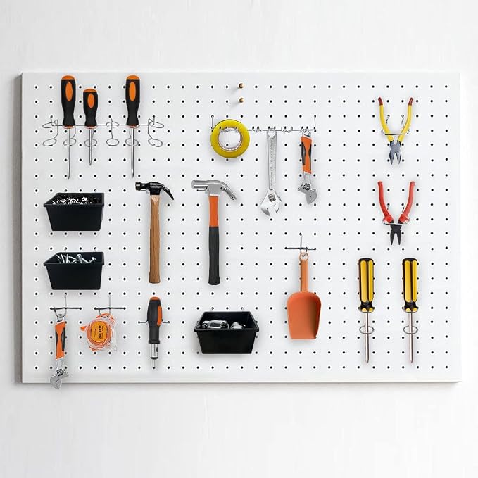 258PCS Pegboard Hooks, Pegboard Accessories Organizer Kit, Pegboard Set - Image 3