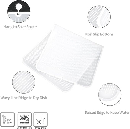 Silicone Dish Drying Mat for Multiple Usage, Easy clean, Eco-friendly, - Image 3