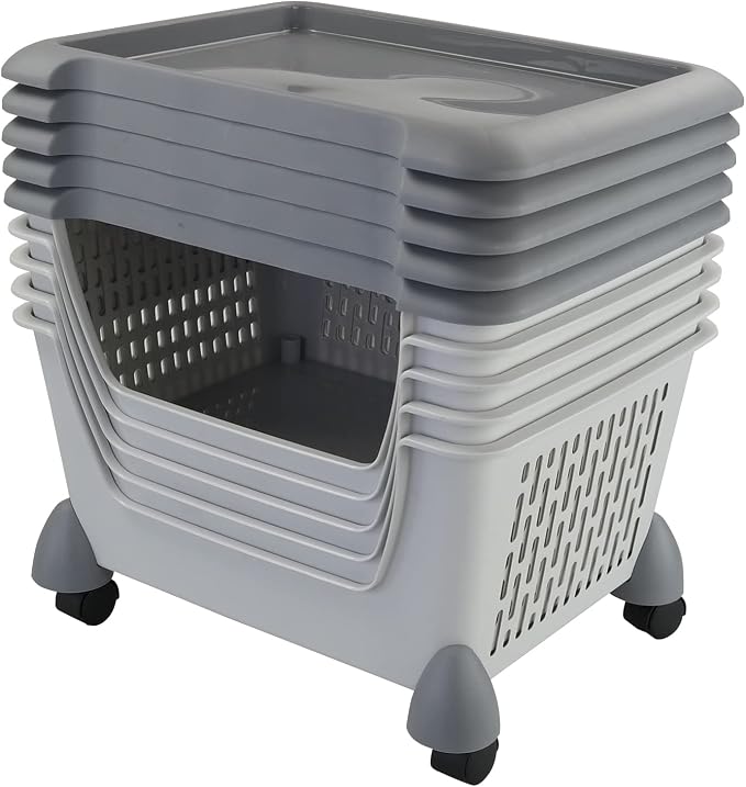 5-Tier Stackable Storage Bins - Image 6