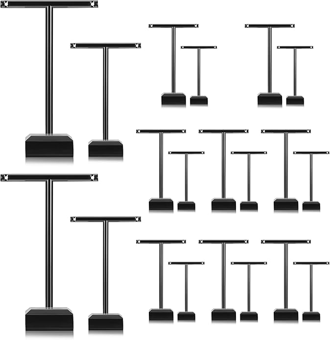 Acrylic Earrings Display Holder T-bar Earrings Stand Holder Tree Stand by Jetec