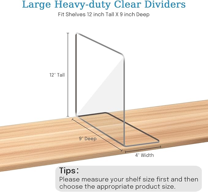 OKPOW Shelf Dividers Closet Organizer - Image 4