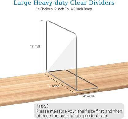 OKPOW Shelf Dividers Closet Organizer - Image 4