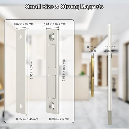 Magnetic Door Catch, Drawer Magnets to Stay Closed, Jiayi 30 LB 2 Pack Cabinet - Image 2