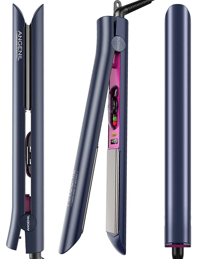 ANGENIL Professional Titanium Flat Iron 1 inch, Hair Straightener and Curler 2 - Image 9
