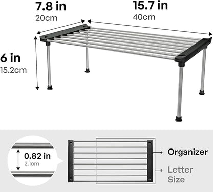 carrotez Cabinet Organizer Shelf, Kitchen Cabinet Organizers and Storage - Image 3