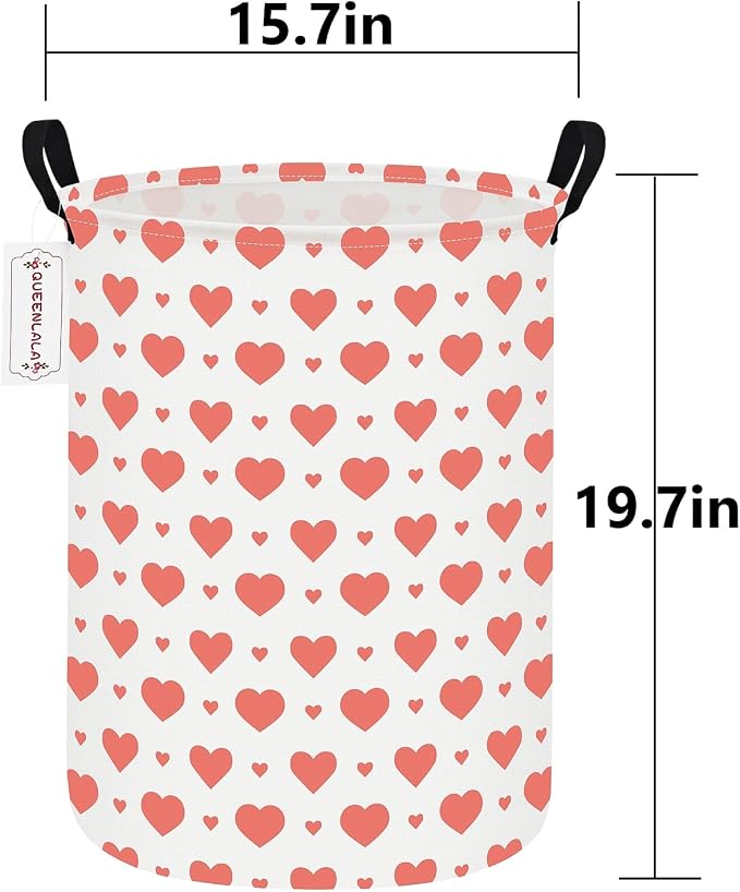 QUEENLALA Large Storage Basket, Laundry Hamper/Bathroom/Home Decor/Collapsible - Image 2