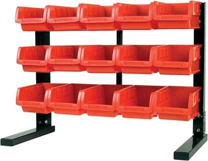 MaxWorks 80695 Bench/Table Top 15-Bin Parts Rack - Image 2