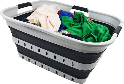 SAMMART 42L Collapsible Plastic Laundry Basket - Image 5