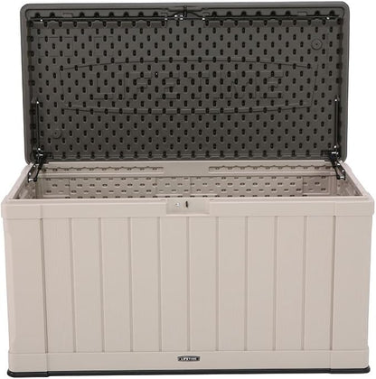LIFETIME 60186 Heavy-Duty Outdoor Storage Deck Box, 116 Gallon, Desert - Image 4