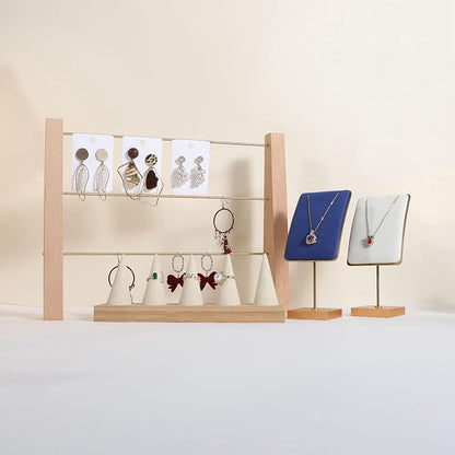 GemeShou 3 Tiers Beech Earring display stands - Image 9