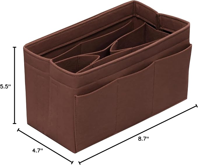 DailyPlus Purse Organizer Insert Felt Bag Organizer Handbag Organizer Insert - Image 7